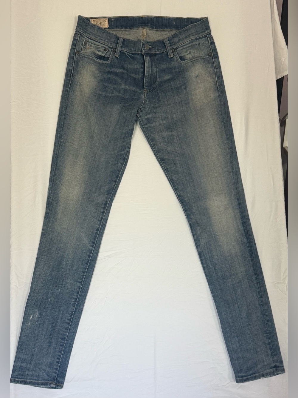 Polo by Ralph Lauren Women's Skinny Jeans - Faded Blue Wash